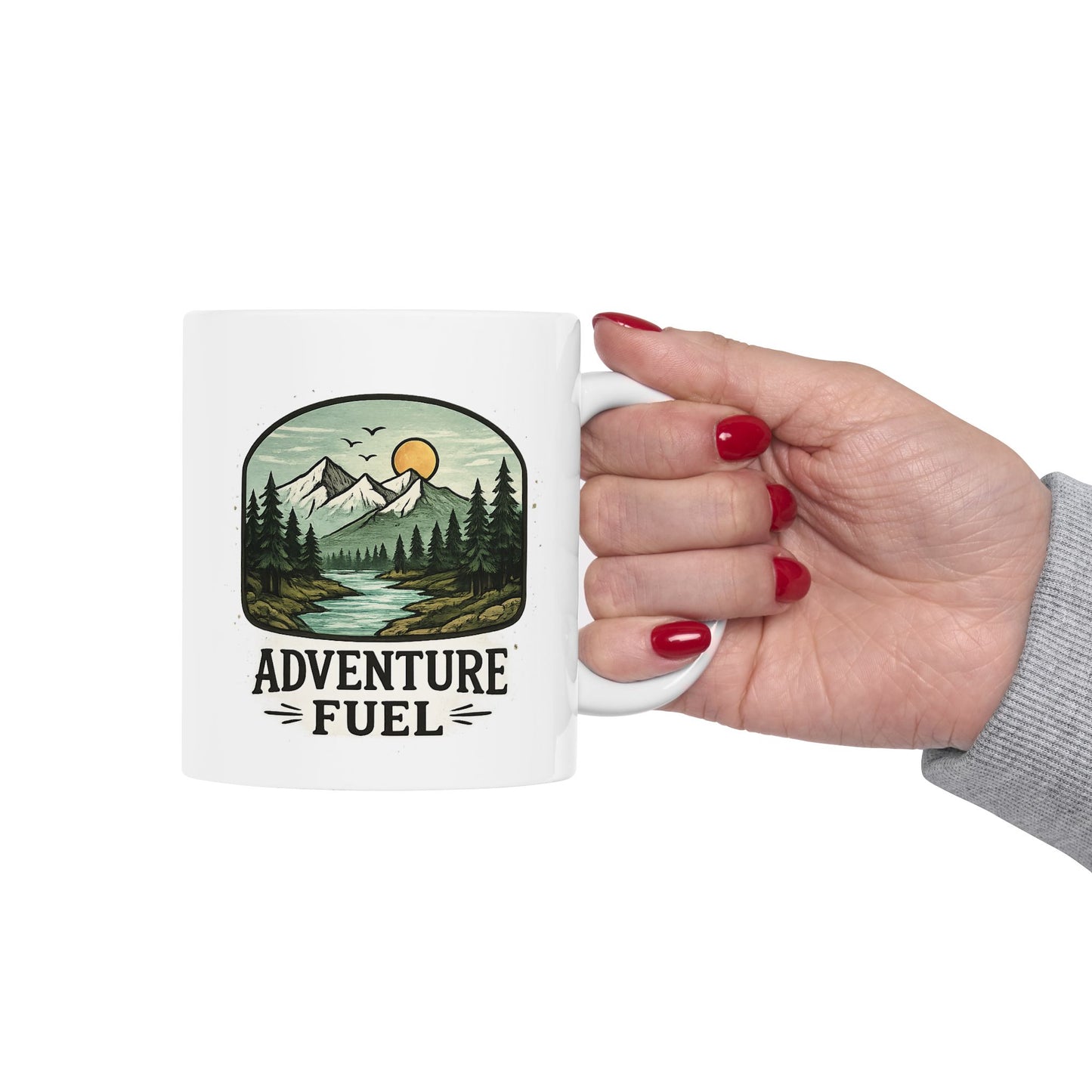 Adventure Pine Forest Mug | Nature Camping Scenic Ceramic Mug