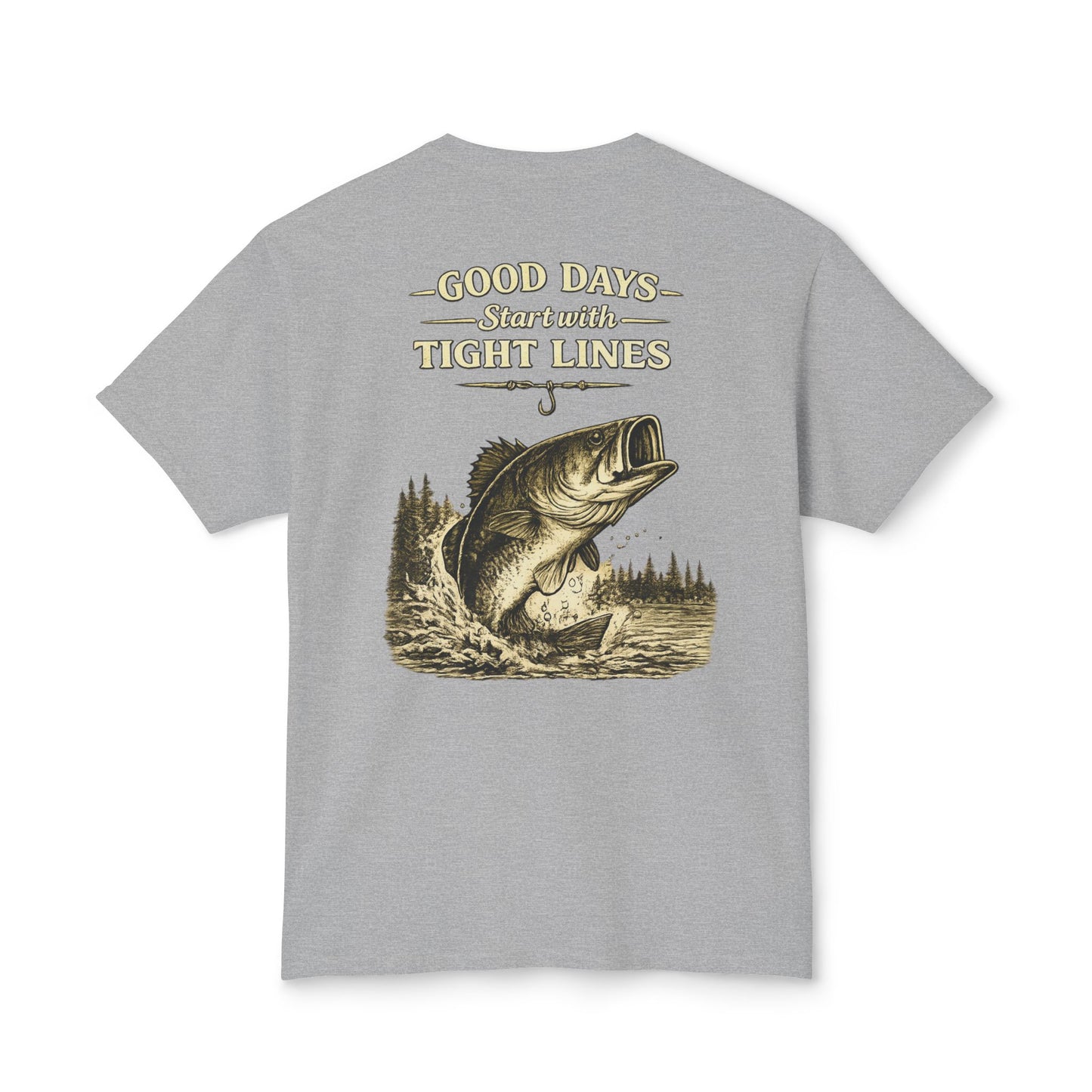 “Good Days Start with Tight Lines” Graphic Tee