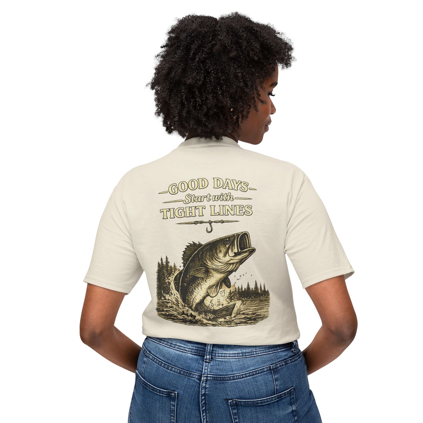 “Good Days Start with Tight Lines” Graphic Tee