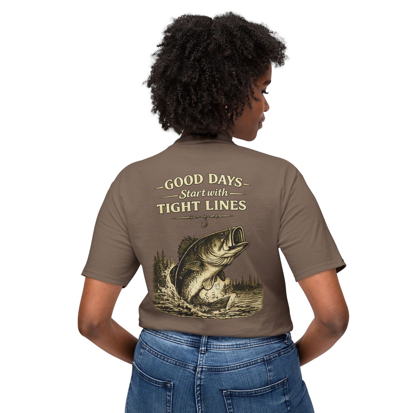 “Good Days Start with Tight Lines” Graphic Tee