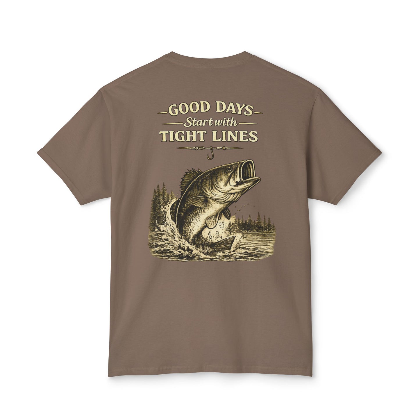 “Good Days Start with Tight Lines” Graphic Tee