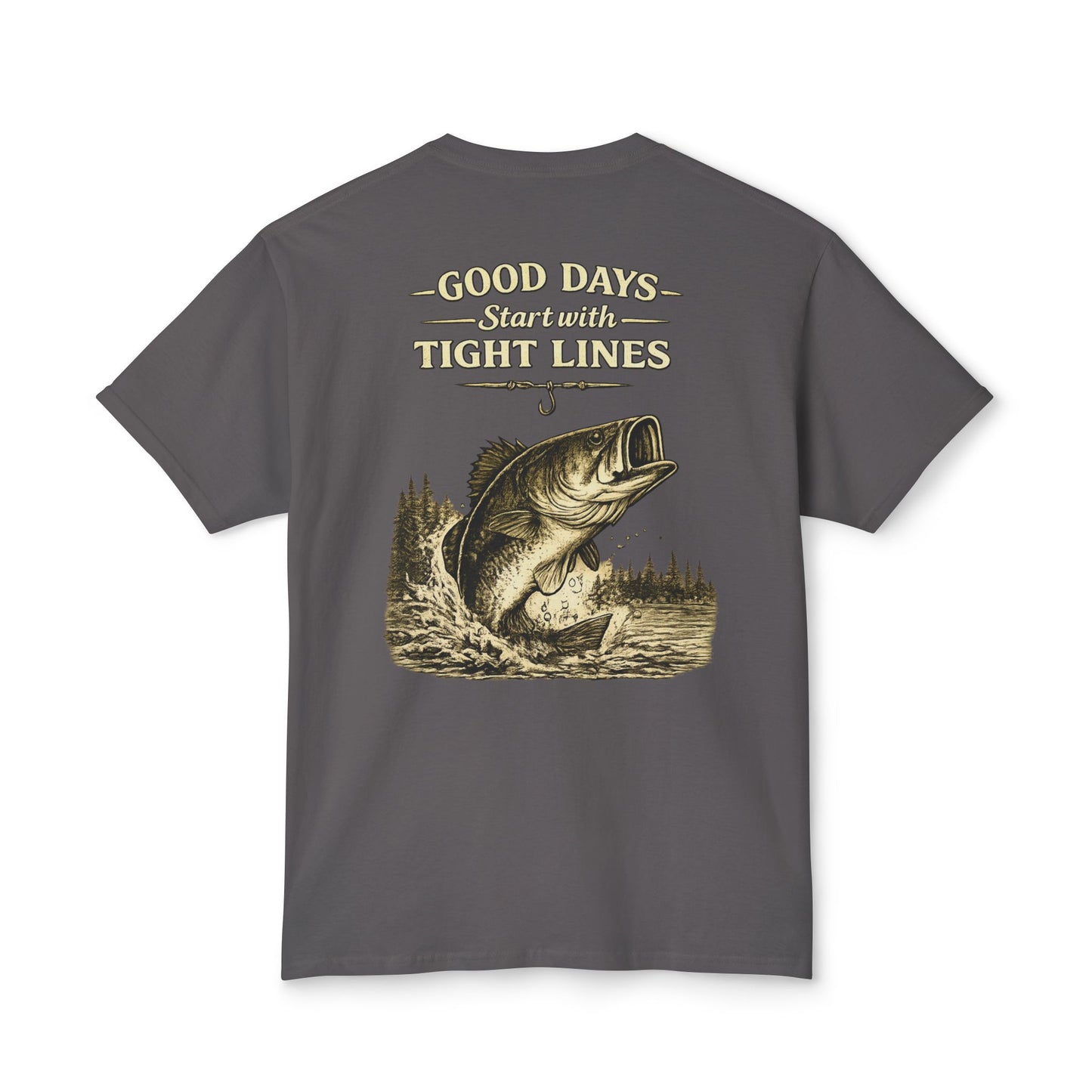 “Good Days Start with Tight Lines” Graphic Tee