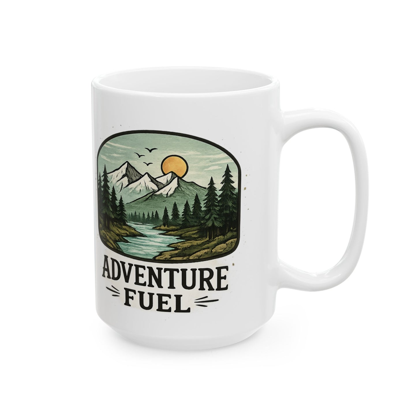 Adventure Pine Forest Mug | Nature Camping Scenic Ceramic Mug